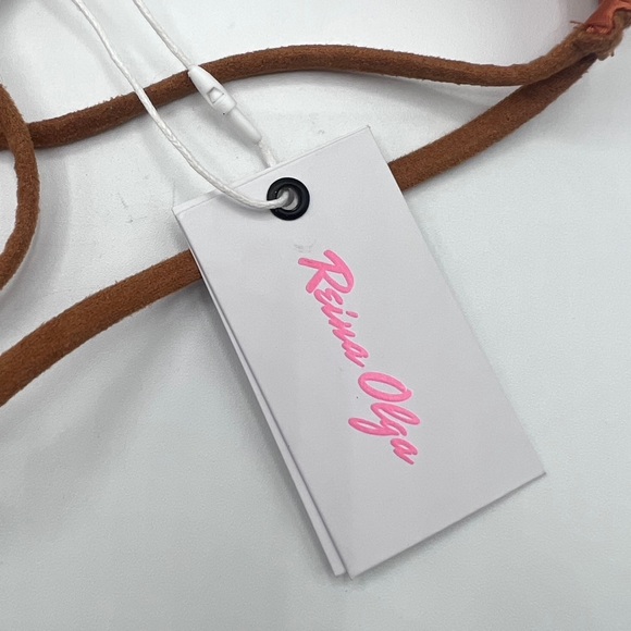 Reina Olga suede effect bikini set M straps bottom - Picture 8 of 10